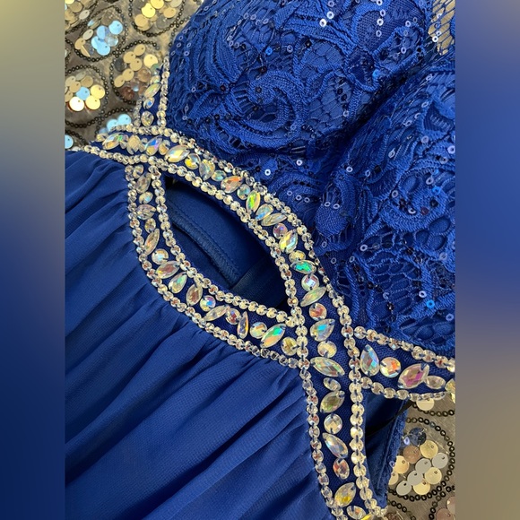 WINDSOR Royal Blue Dress Size 1 - Picture 3 of 8